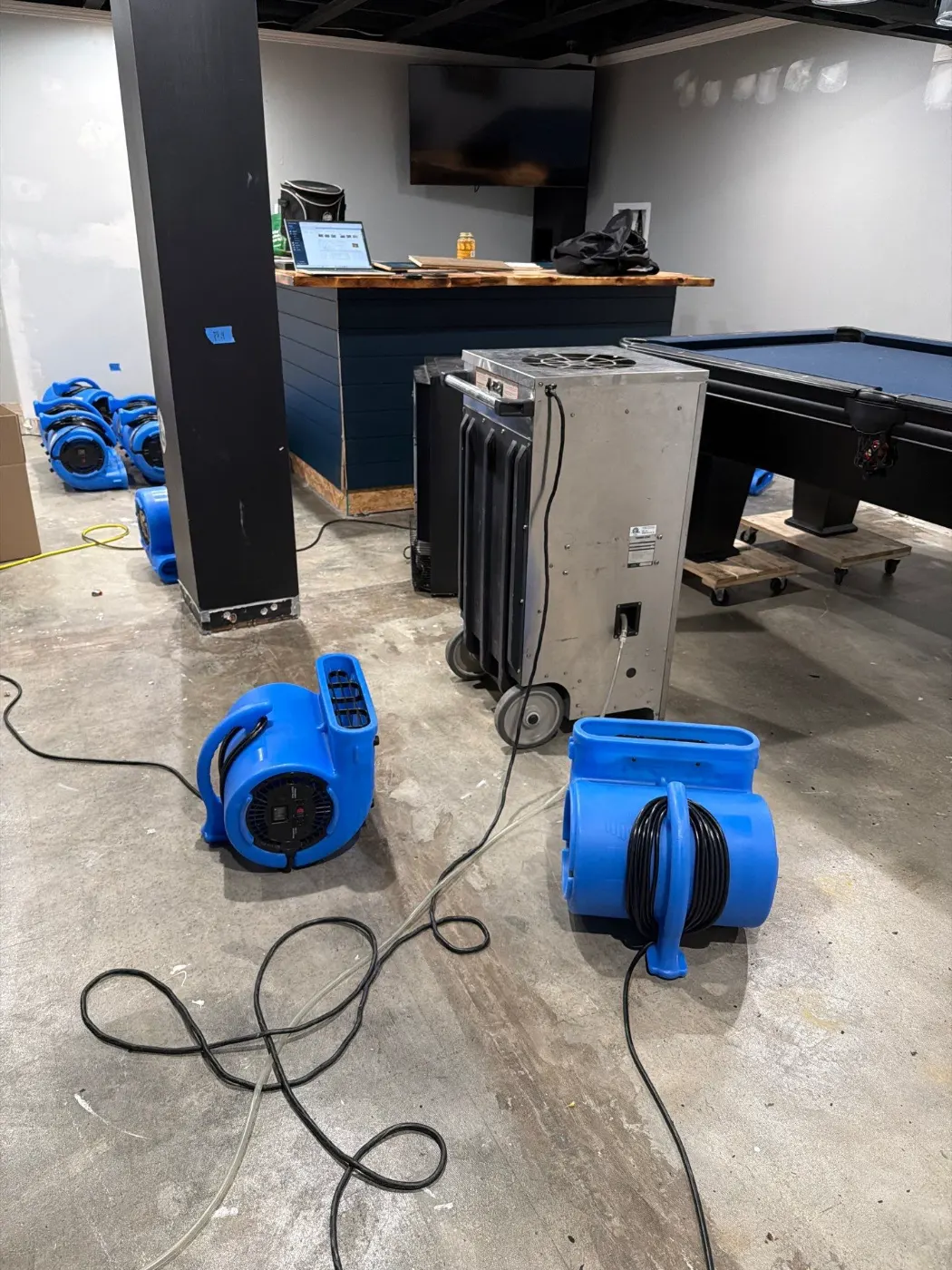 Documented commercial restoration in Old Town Fishers, IN